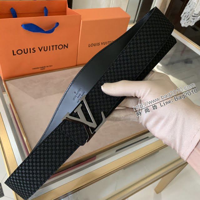 LV新款男士皮帶 路易威登Gancio五金腰帶  jjp2185